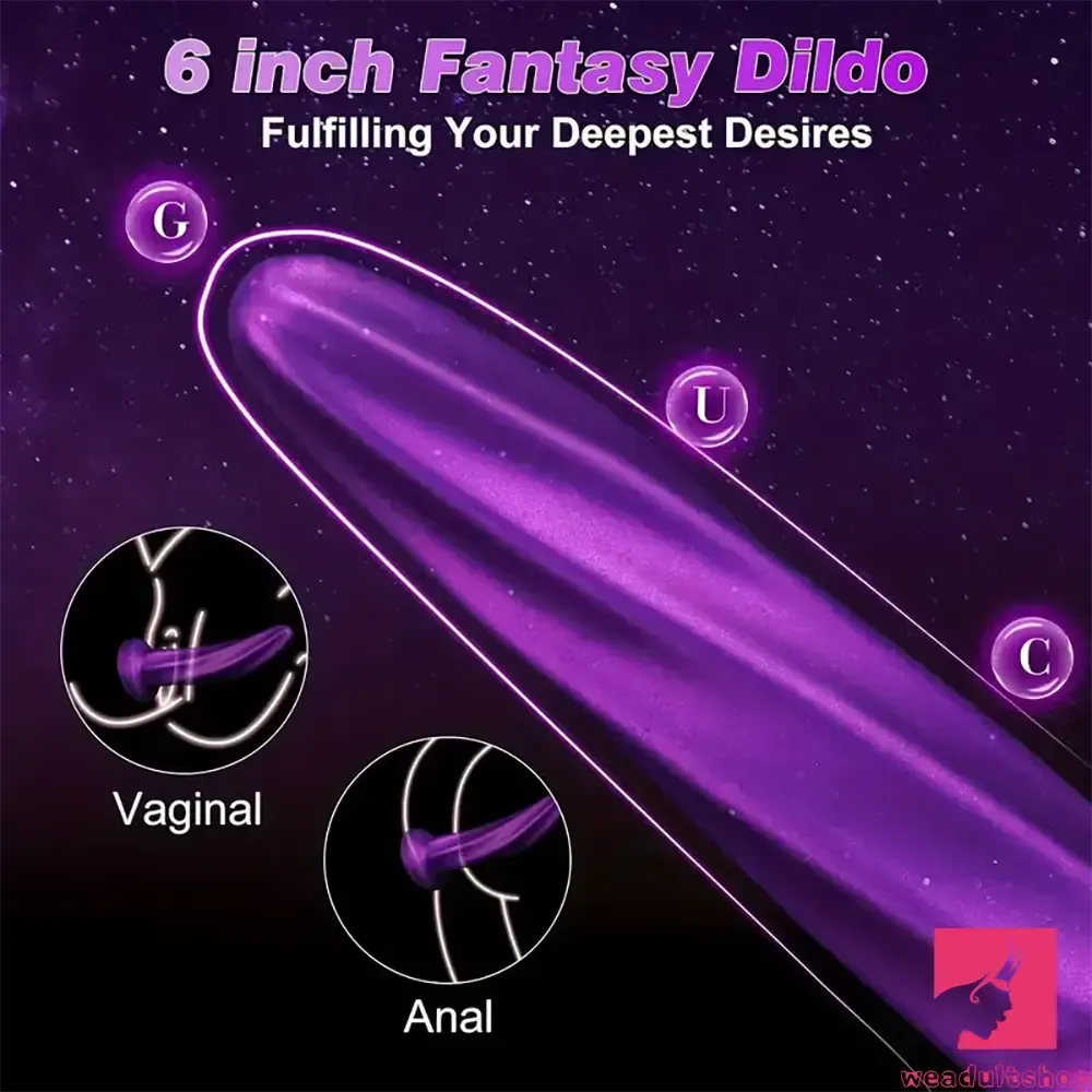 6.69in Spiral Fantasy Silicone Soft Dildo For Women G Spot Love Adult Toy