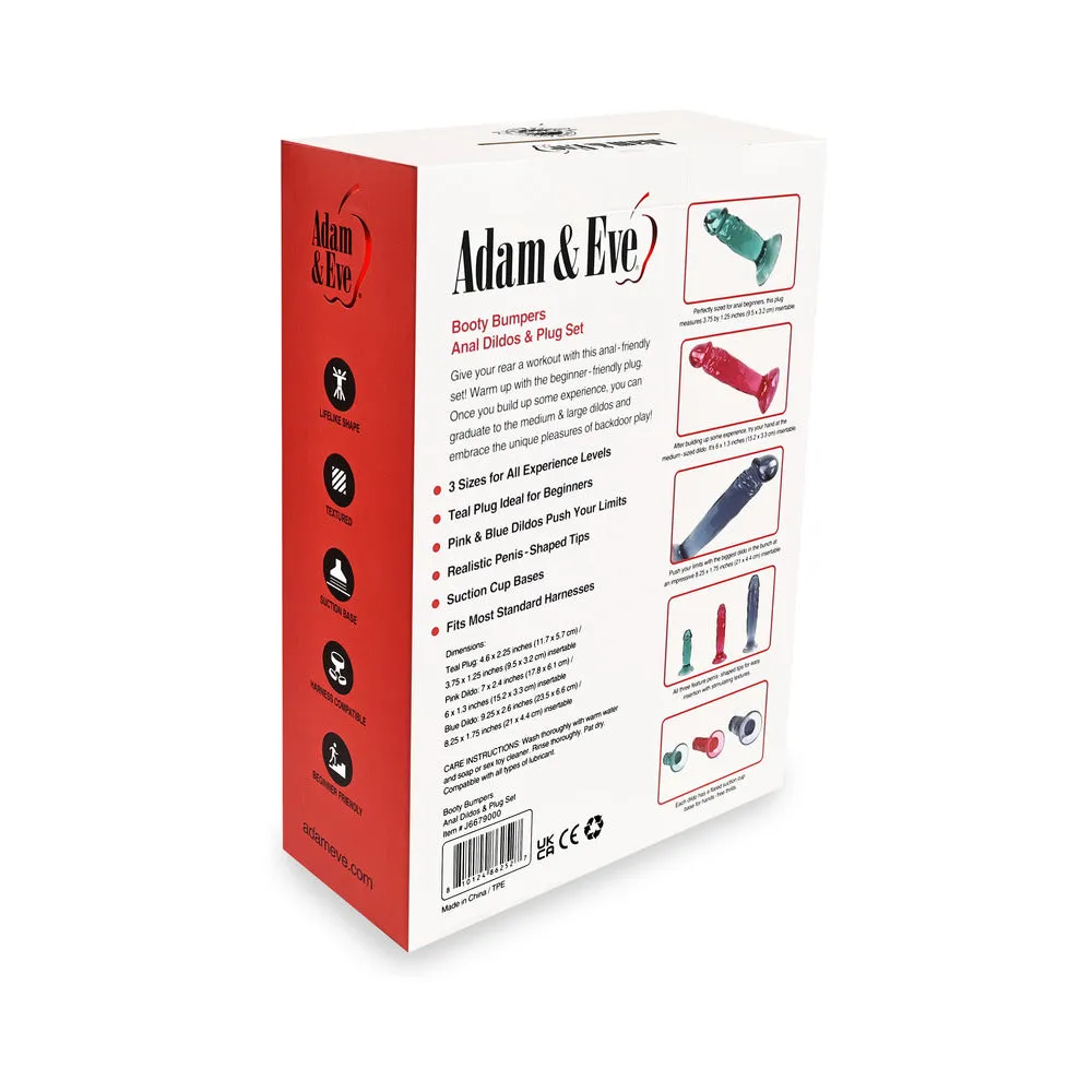 Adam & Eve Booty Bumpers Dildo & Plug Kit