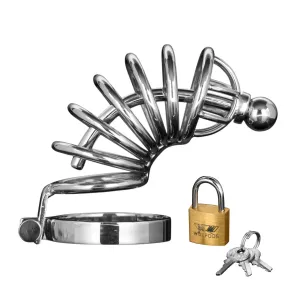 Asylum Locking Chastity Cage M/L