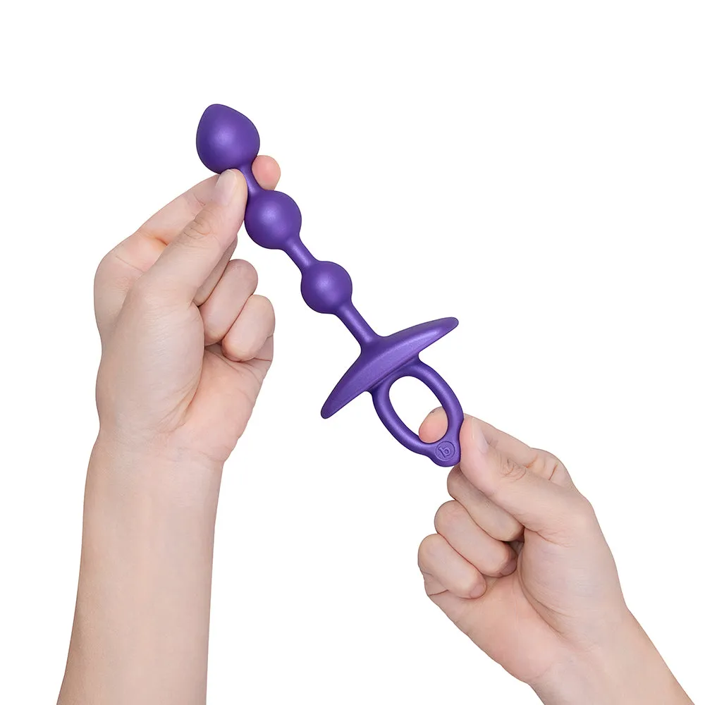 b-Vibe Butties Zip Silicone Anal Bead