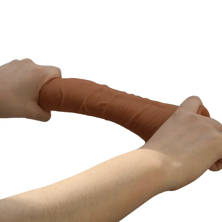 Baile Alex 11 Curved Realistic Dildo 28cm Dong Suction Cup Brown
