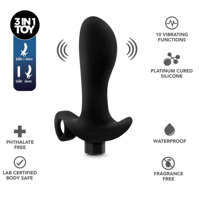 Blush Anal Adventures Vibrating Prostate Massager 01