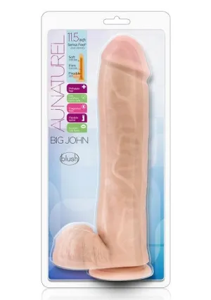 Blush Au Naturel Big John 11.5 Dildo Vanilla