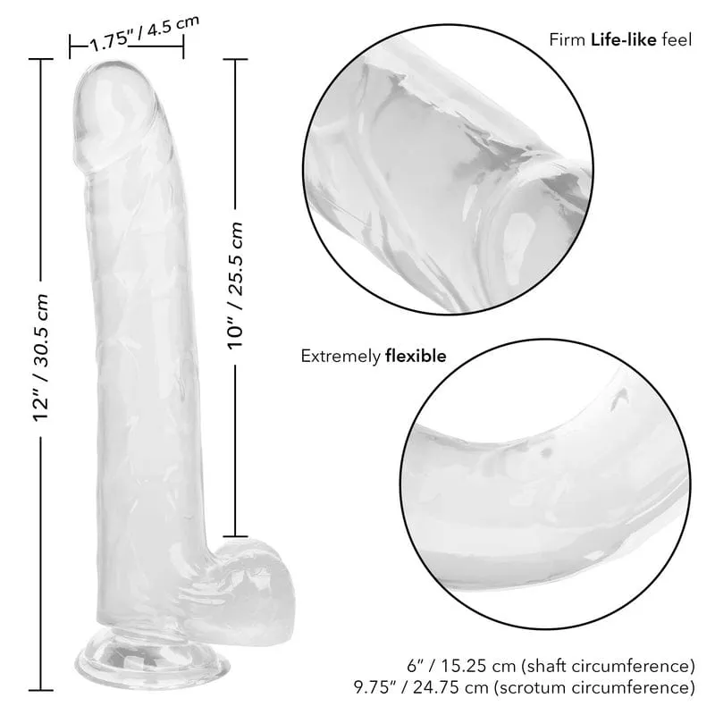 Calexotics Size Queen 10 Dildo Clear