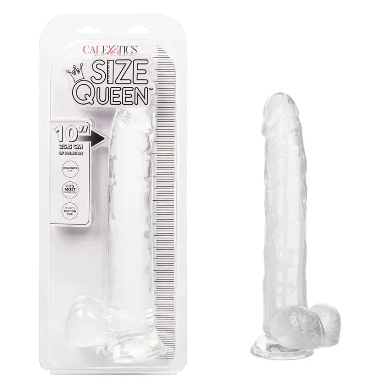 Calexotics Size Queen 10 Dildo Clear