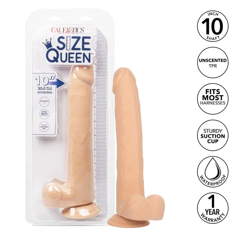 Calexotics Size Queen 10 Dildo Ivory