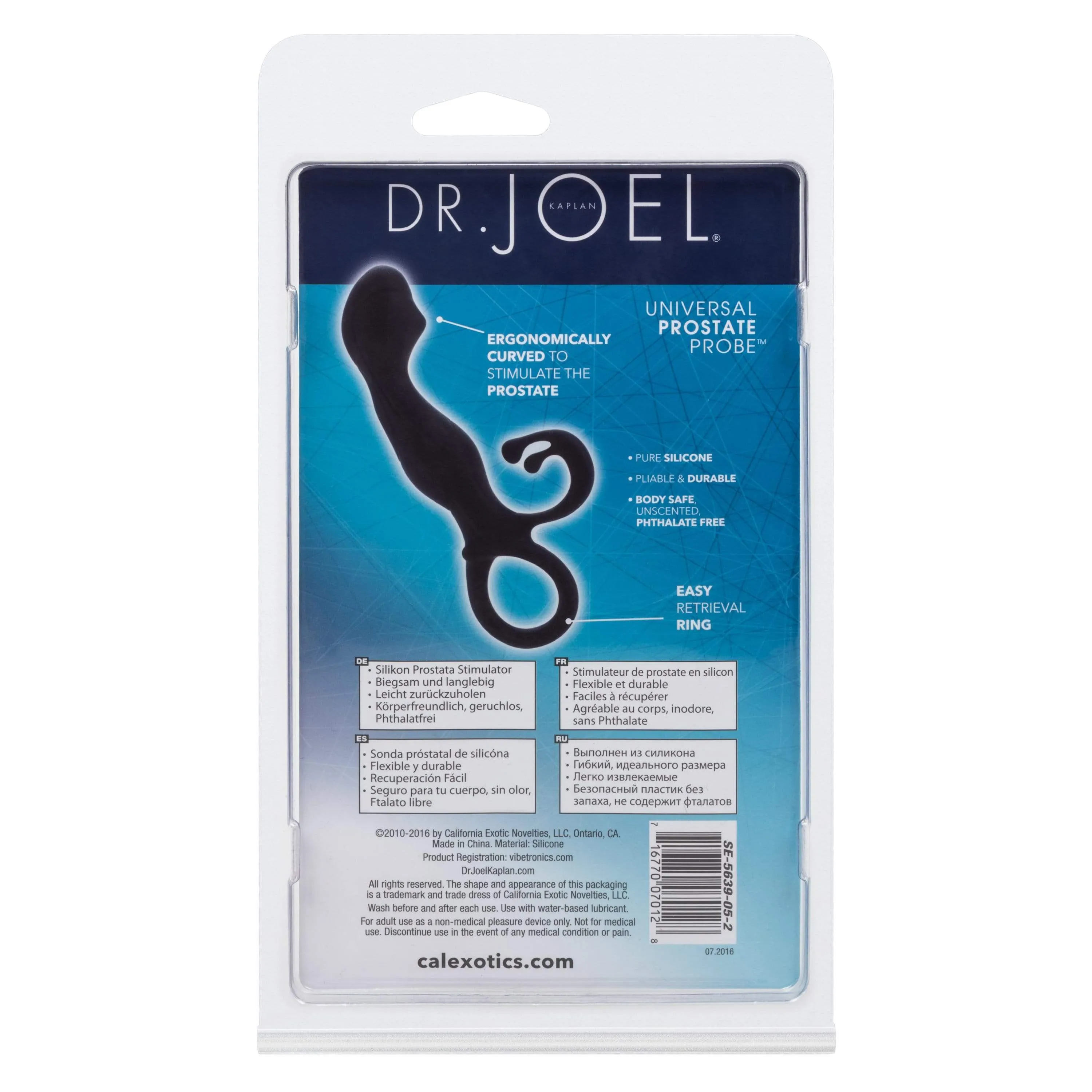 California Exotics - Dr Joel Kaplan Universal Prostate Probe Massager (Black)
