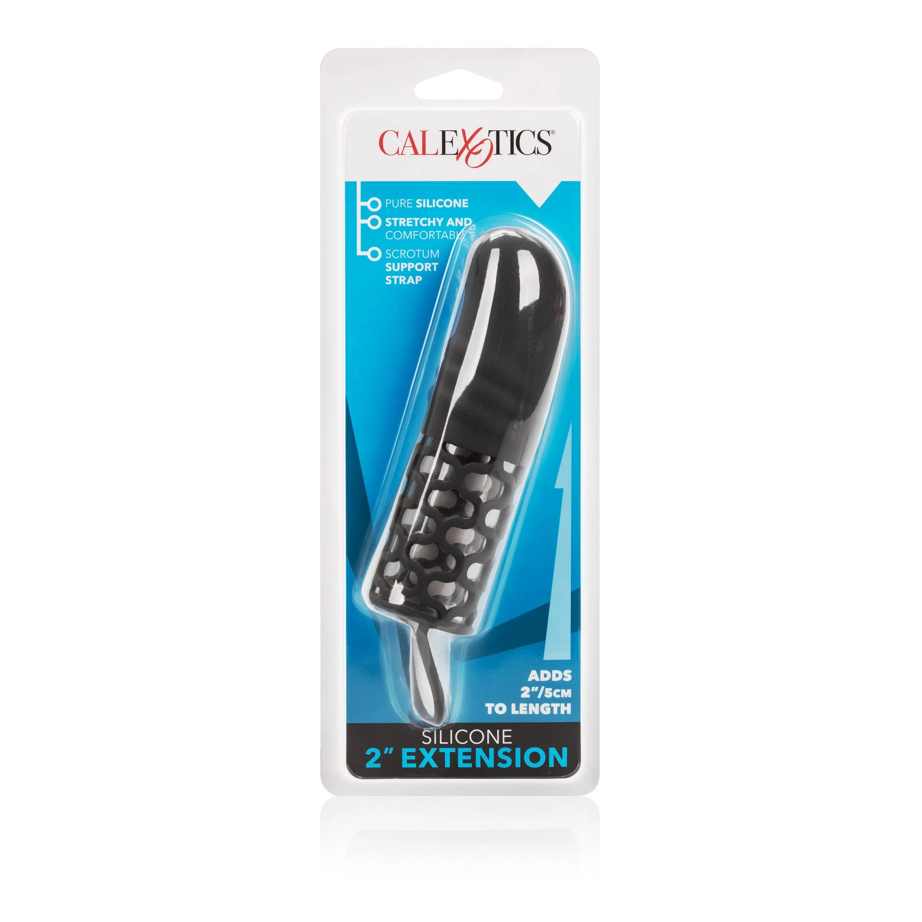 California Exotics - Silicone 2 Penis Extension (Black)