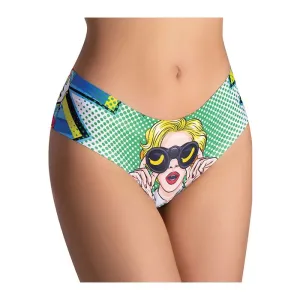 Comics Curious Girl Printed Slip SM