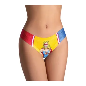 Comics Wonder Girl Printed Thong MD