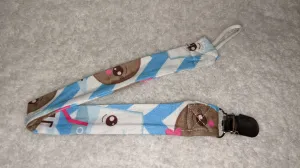 Cookies & Milk Fabric Pacifier Clips - 14