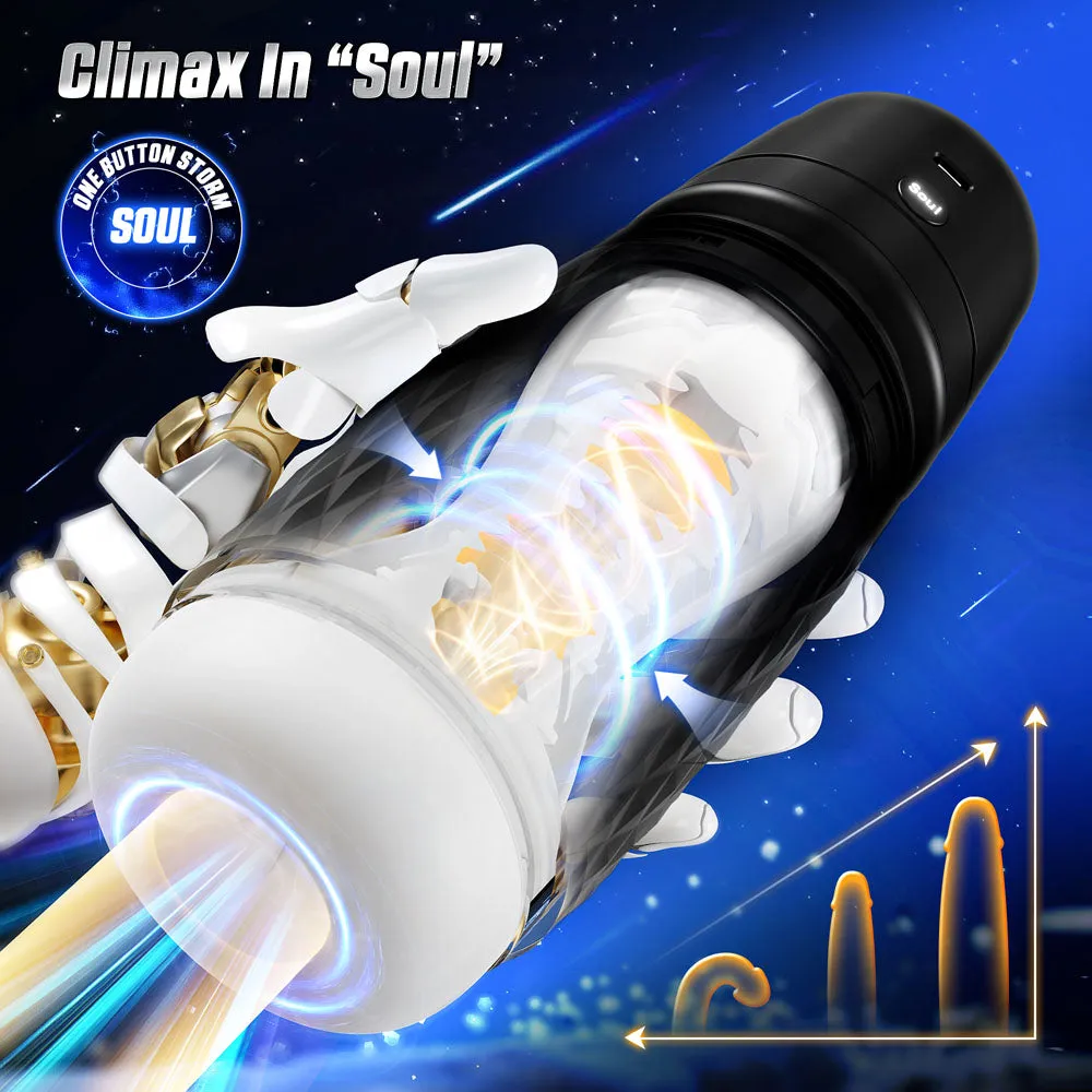 CyberSkin B-Warrior Sucking & Vibrating Auto Male Masturbator USB