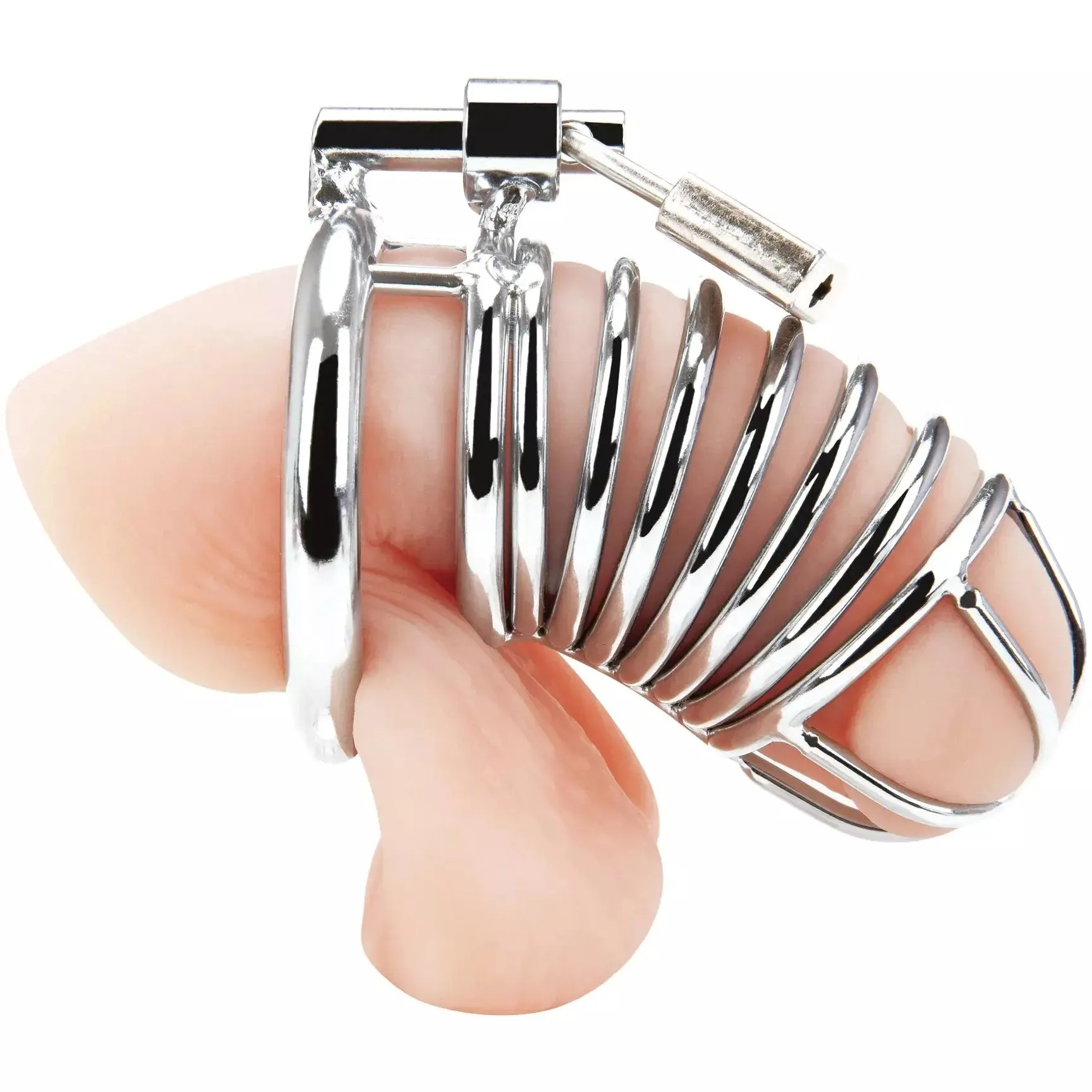 Deluxe Chastity Cock Cage by Blue Line