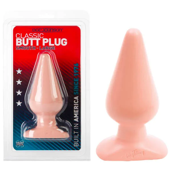 Doc Jonhson Classic Butt Plug Large Anal Dildo Sex Toy
