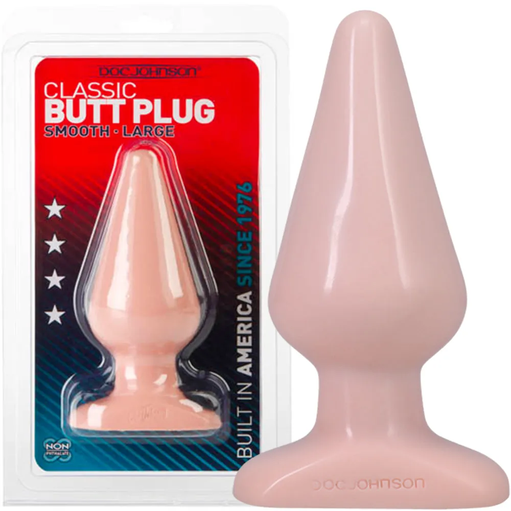 Doc Jonhson Classic Butt Plug Large Anal Dildo Sex Toy