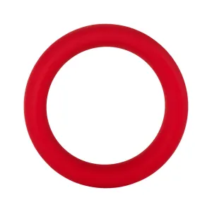 F-64: 45MM 100% SILICONE RING WIDE RED M