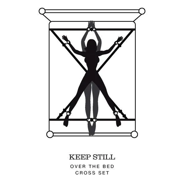 Fifty Shades of Grey - Keep Still Over the Bed Cross Restraint Set