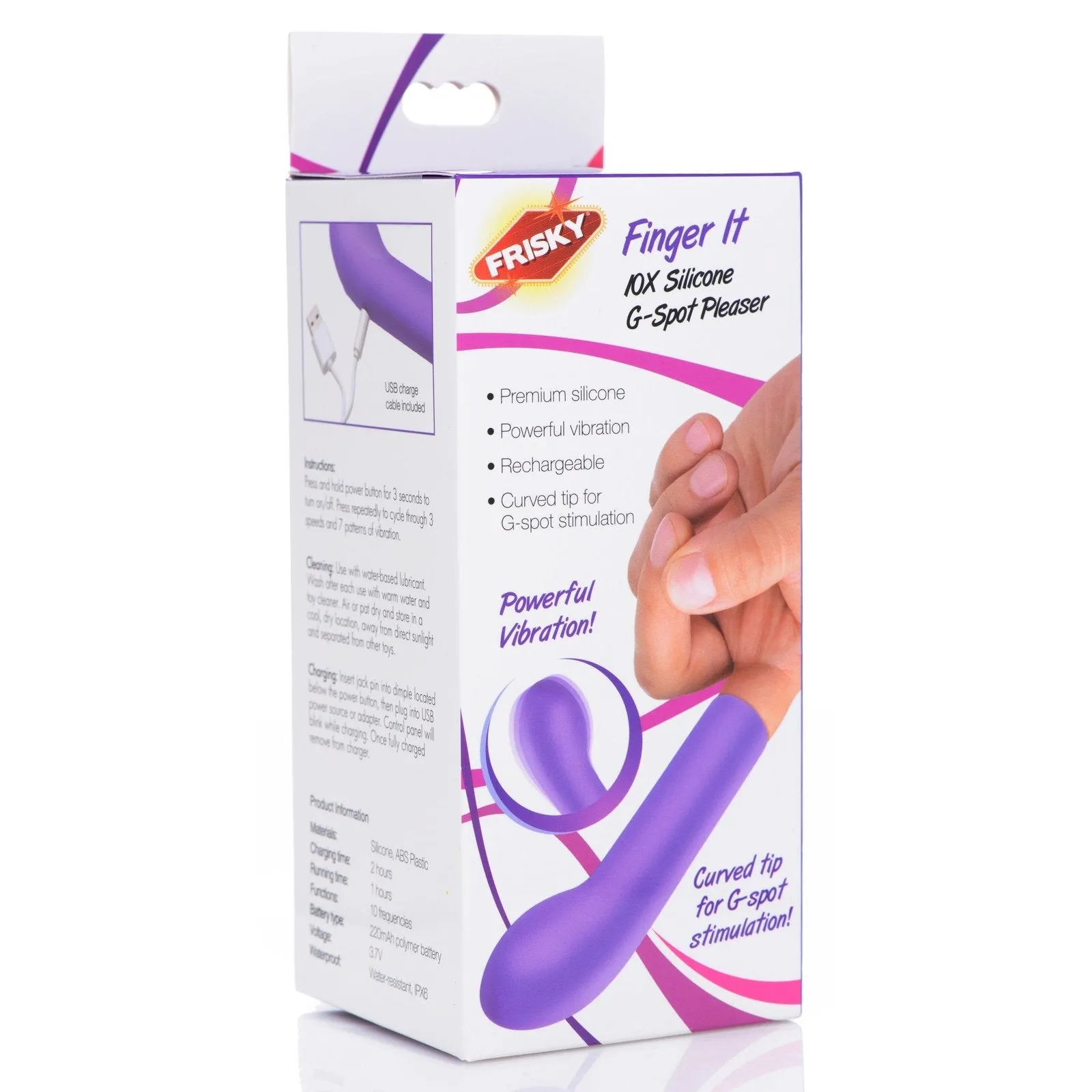 Finger It 10x Silicone G-spot Pleaser