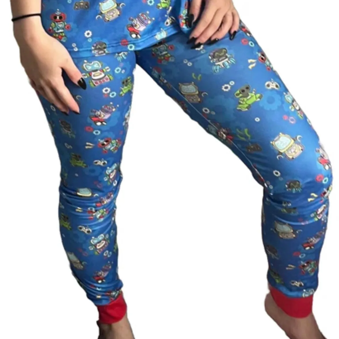 Gear Head Robots Pajamas Pants