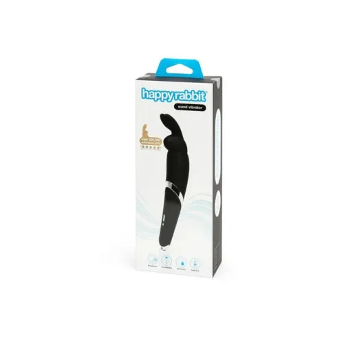 Happy Rabbit Rechargeable Wand Vibrator Black