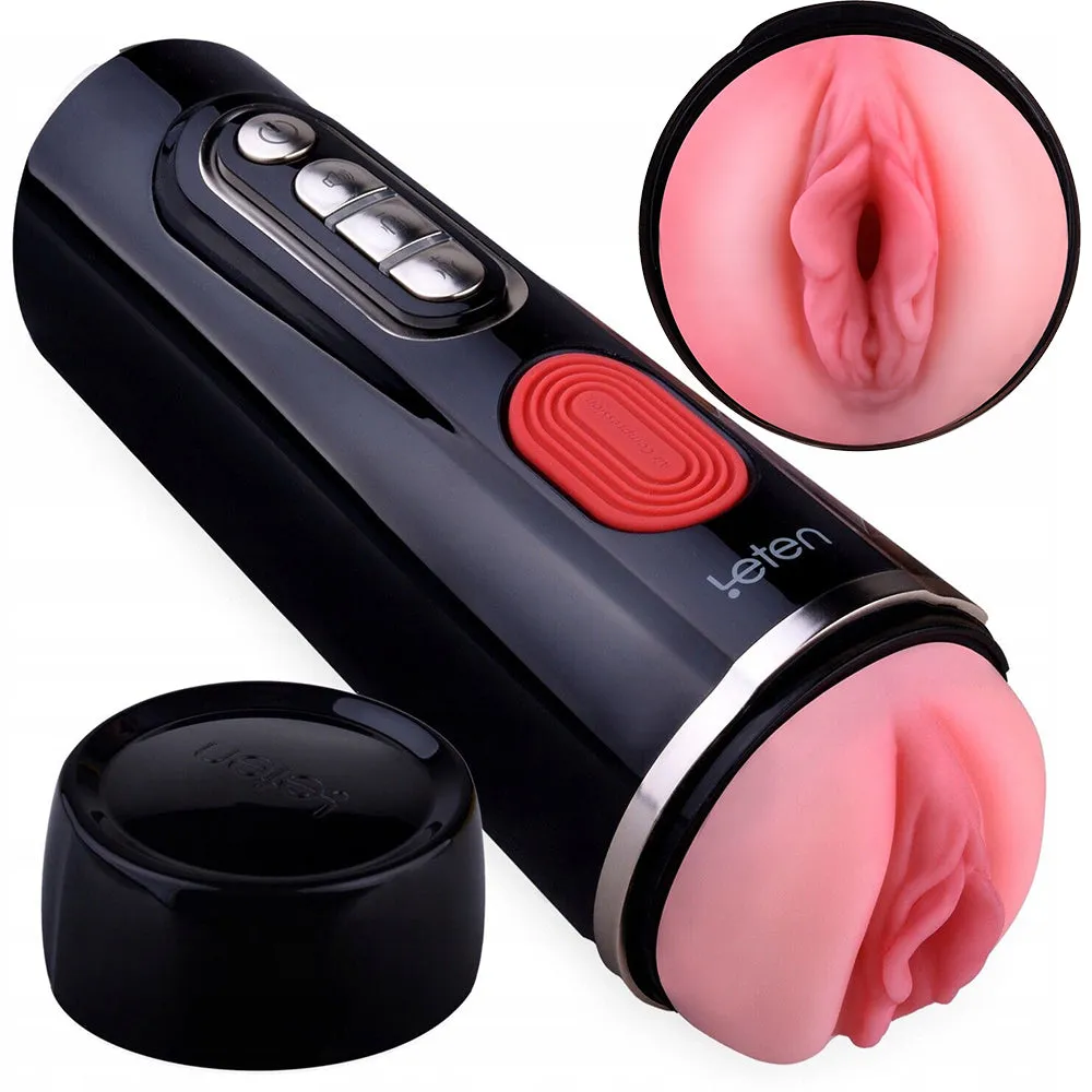 LETEN Sucking & Vibrating V3 AUTO 3D Male Masturbator Pocket Pussy Sex Toy