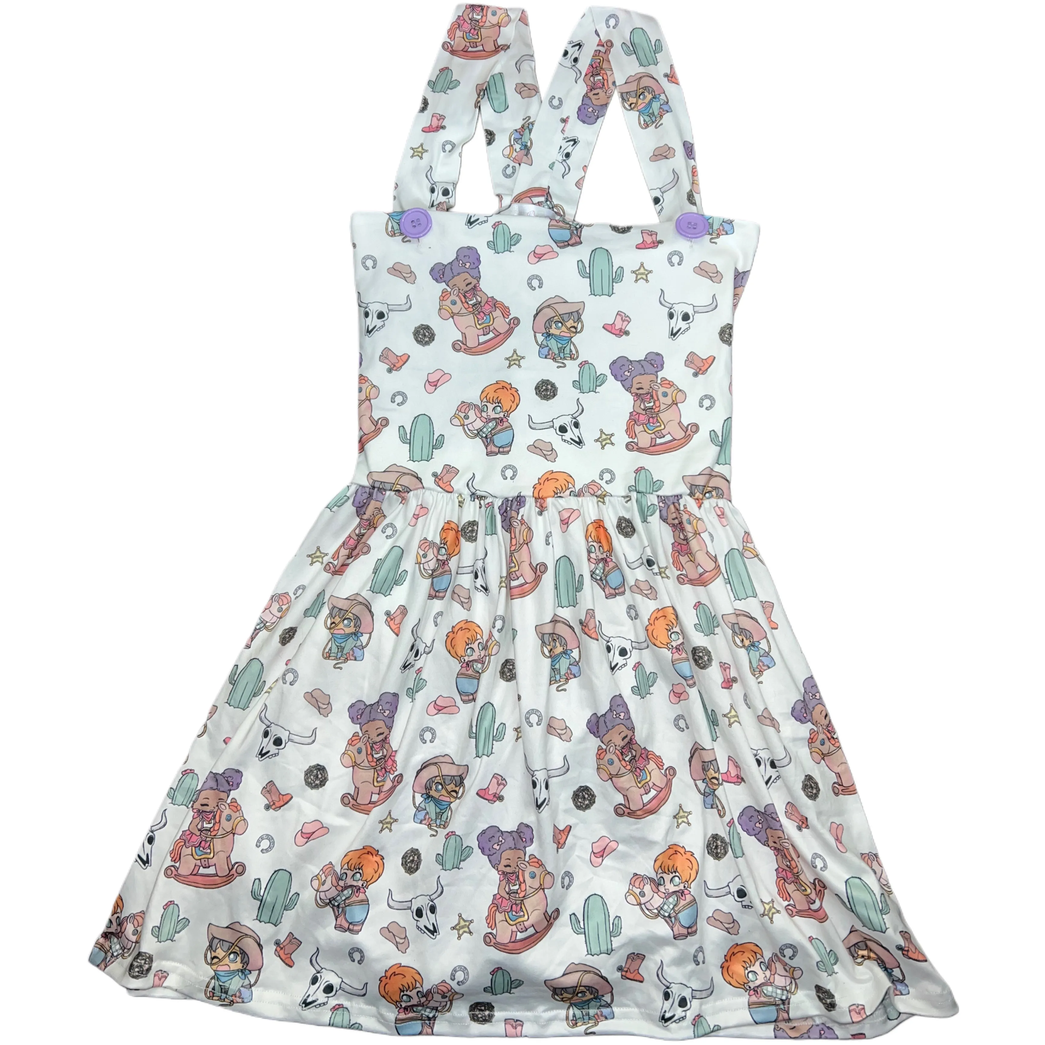 Lil Rodeo Suspender Skirt Dress