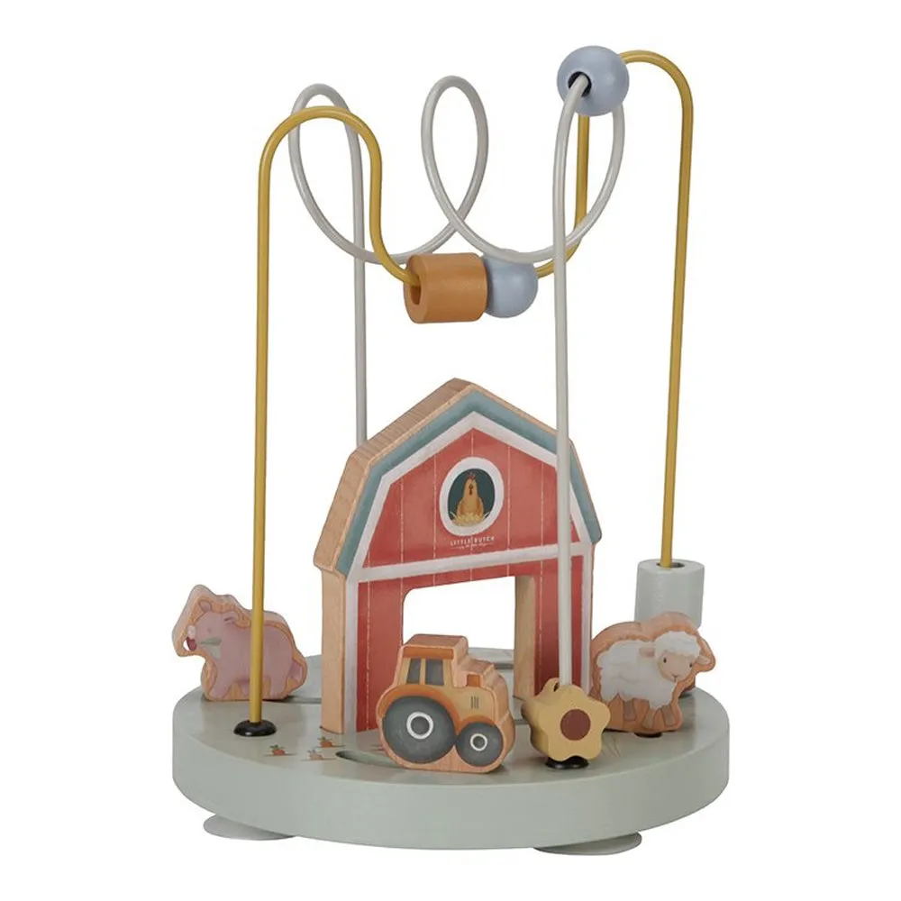 Little Dutch Little Farm Wooden Activity Spiral