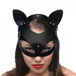 MASTER SERIES BAD KITTEN LEATHER CAT MASK
