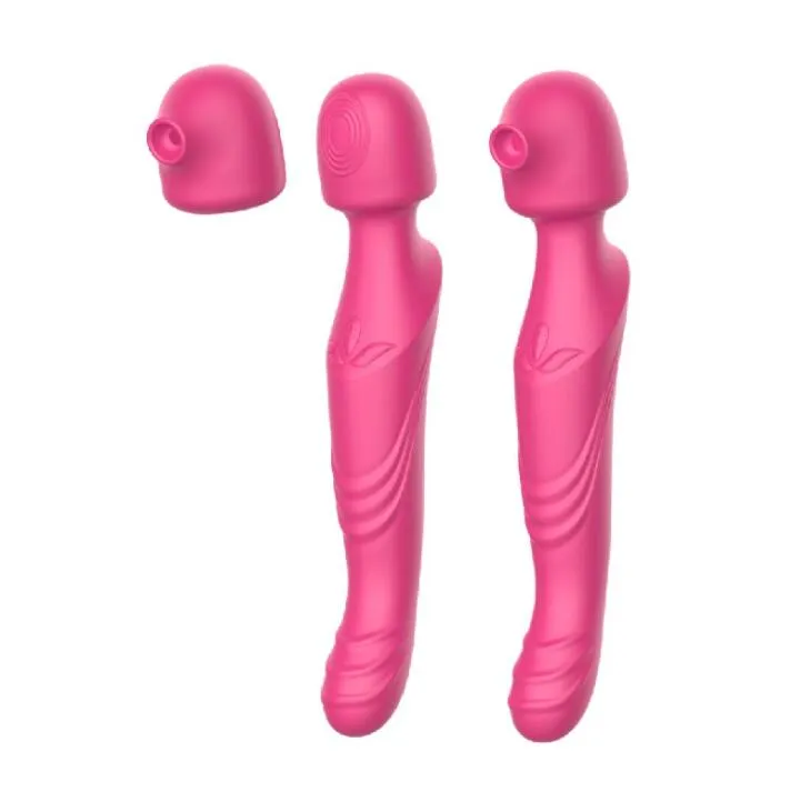 Multiple Frequencies Virbating Padding Sucking Vibrator