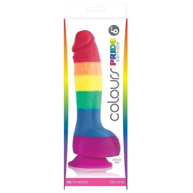 NS Novelties - Colours Pride Edition Suction Cup Silicone Realistic Dildo with Balls