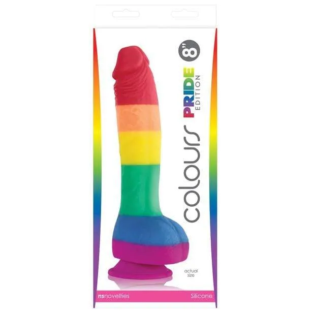 NS Novelties - Colours Pride Edition Suction Cup Silicone Realistic Dildo with Balls