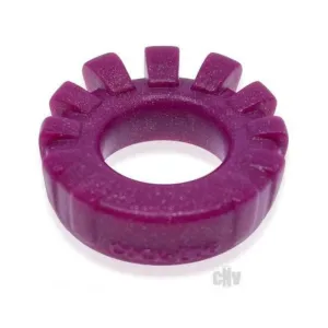 Oxballs Cock-lug Lugged Cockring Silicone Plum