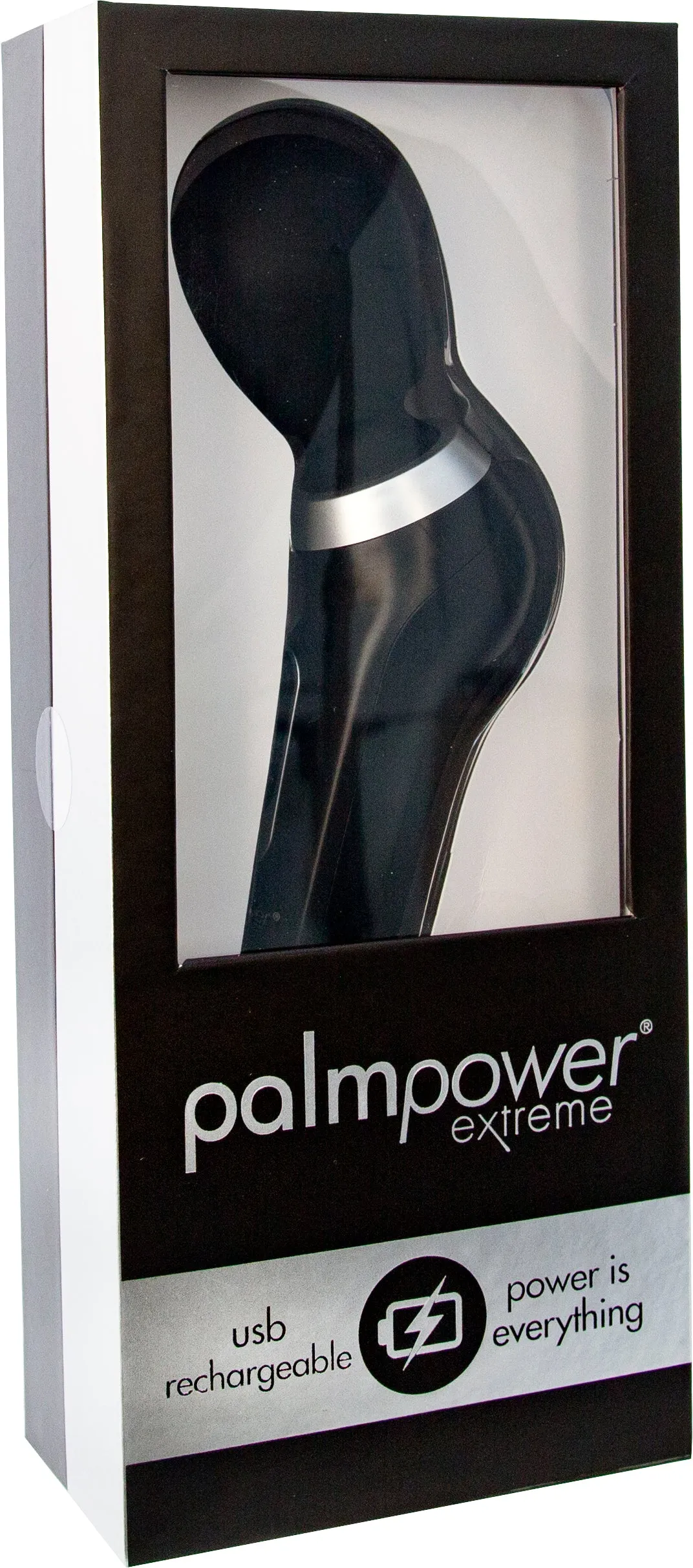 PalmPower Extreme Massage Wand Clitoral Stimulator Black