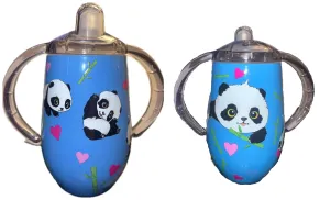 Panda Bear 14oz Stainless Steel Sippy Cup