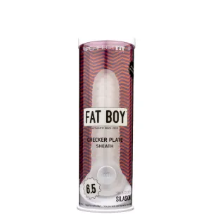 Perfect Fit Fat Boy 6.5'' Checker Plate Sheath - Clear