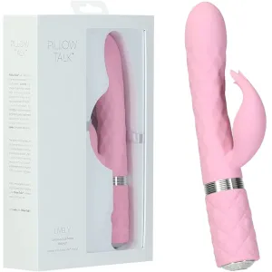 Pillow Talk Lively Rotating Shaft G Spot Rabbit Vibrator Pink