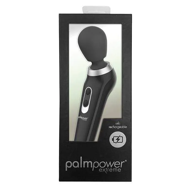 PowerBullet - PalmPower Extreme Rechargeable Wand Massager (Black)