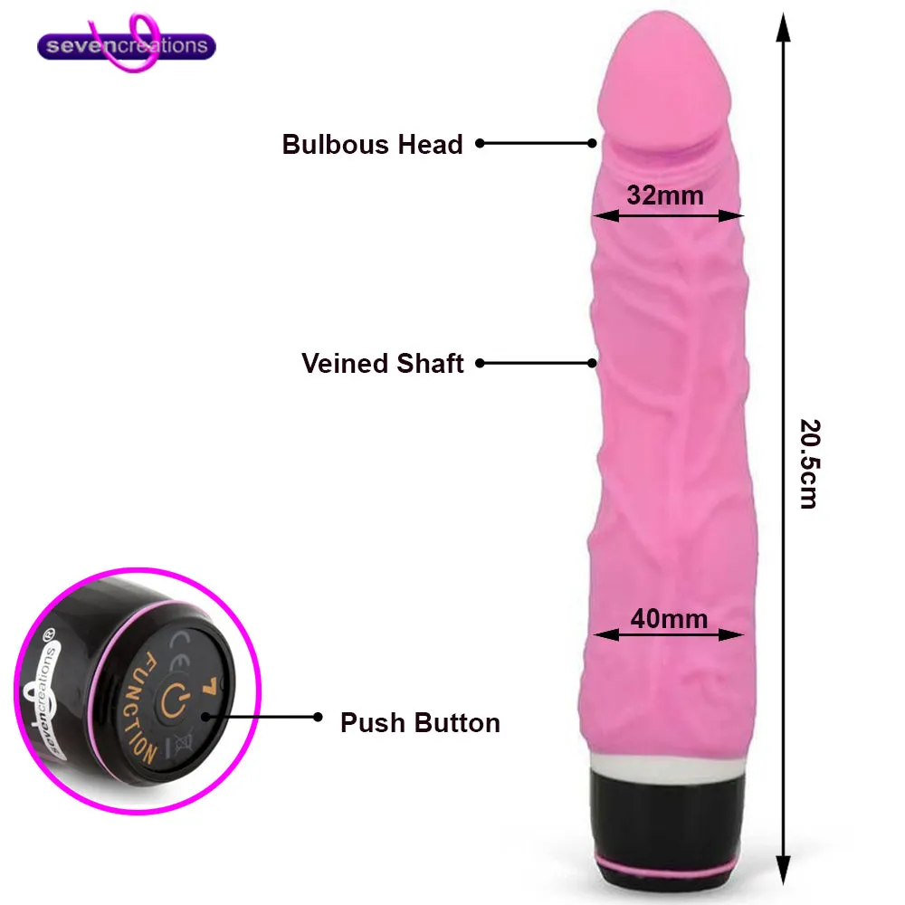Premium Range - Classic Regular Silicone Vibe Pink