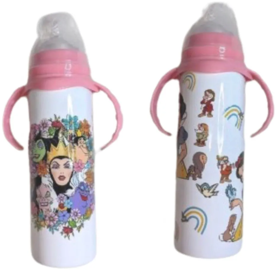 Princess Villians 8oz Stainless Steel Bottle