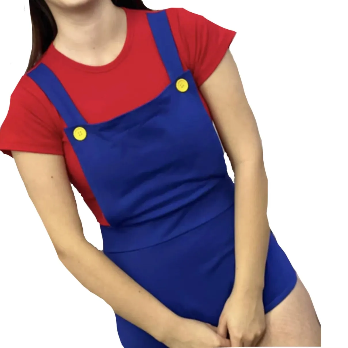 Red/Blue Video Game Cotton Bodysuit