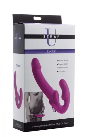 Strap U Vibe Strapless Silic Dildo Pink