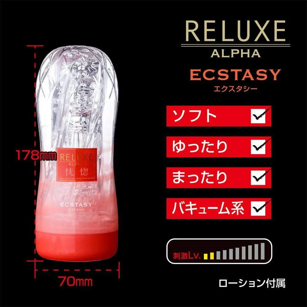 T-Best - Reluxe Alpha Ecstasy Soft Stroker Soft Type(Clear)