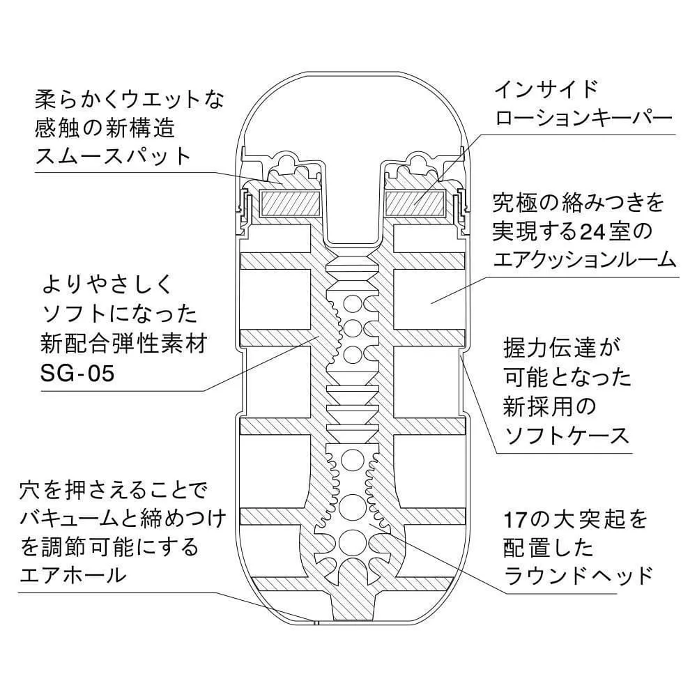 Tenga - New Air Cushion Cup Masturbator
