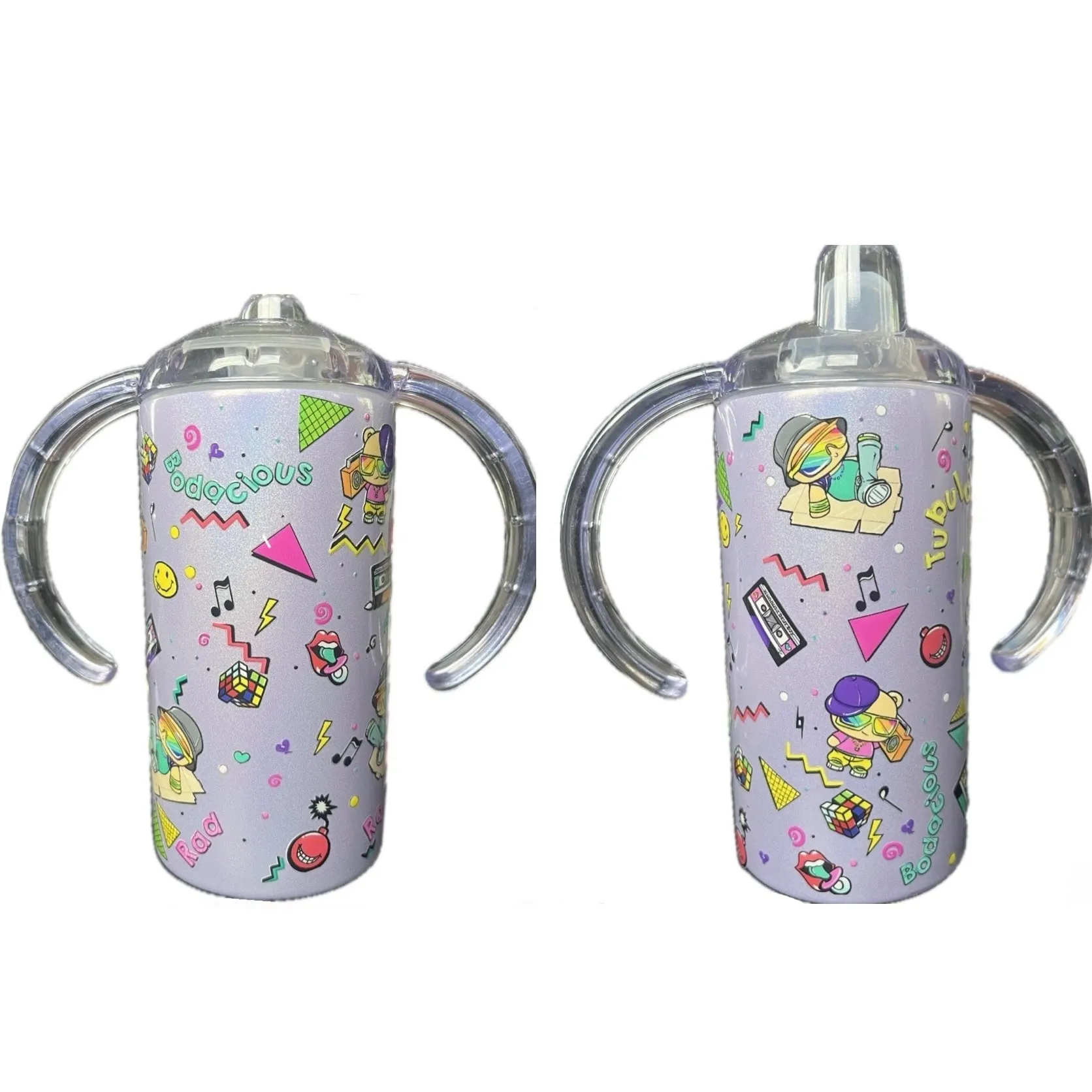 Totally 80's 12oz Stainless Steel Sippy Cup